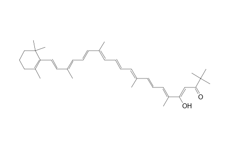 4,6,8,10,12,14,16,18,20-Heneicosanonaen-3-one, 5-hydroxy-2,2,6,10,15,19-hexamethyl-21-(2,6,6-trimethyl-1-cyclohexen-1-yl)-, (Z,E,E,E,E,E,E,E,E)-