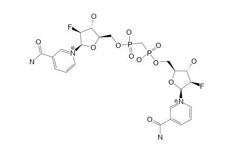 BIS-(2'-DEOXY-2'-FLUORO-BETA-NICOTINAMIDE-ARABINOSYL)-METHYLENEDIPHOSPHONATE