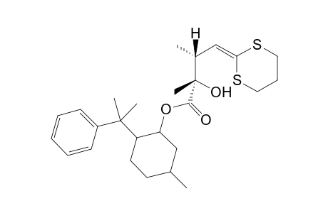 5-Methyl-2-(1-methyl-1-phenylethyl)cyclohexyl 4-(1,3-Dithian-2-ylidene)-2-hydroxy-2,3-dimethylbutanoate