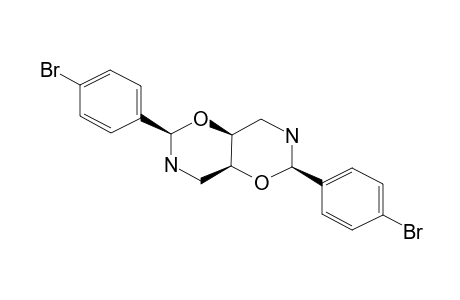 2,6-BIS-(PARA-BROMOPHENYL)-CIS-1,5-DIOXA-3,7-DIAZADECALIN
