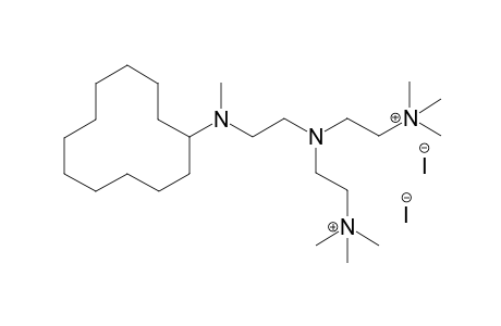 2,2'-[[2-(Cyclododecylmethylamino)ethyl]imino]-bis[N,N,N-trimethylethanamium] diiodide