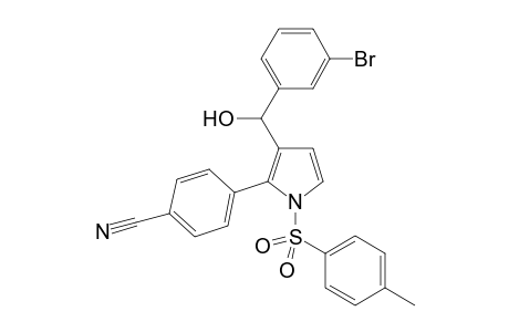 4-((3-((3-Bromophenyl)hydroxyl)methyl)-1-tosyl-1H-pyrrol-2-yl)benzonitrile