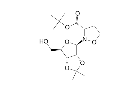 3-Isoxazolidinecarboxylic acid, 2-[2,3-O-(1-methylethylidene)-.beta.-D-ribofuranosyl]-, 1,1-dimethylethyl ester, (S)-