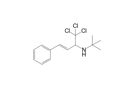 N-tert-Butyl-(4,4,4-trichloro-1-phenylbut-1-en-3-yl)-amine