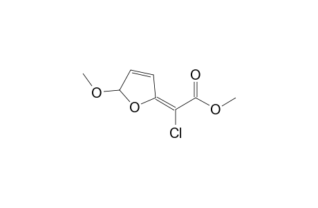 Methyl chloro-(2,5-dihydro-5-methoxy-2-furanylidene)acetate