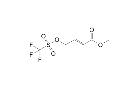 Trifluoromethanesulfonyloxybut-2-enoic acid methyl ester