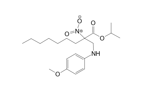 Isopropyl 2-((4-methoxyphenylamino)methyl)-2-nitrononanoate