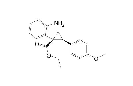 Ethyl cis-1-(2-aminophenyl)-2-(4-methoxyphenyl)cyclopropane-1-carboxylate