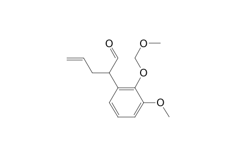 .alpha.-Allyl-2-(2-methoxymethoxy-3-methoxyphenyl)acetaldehyde