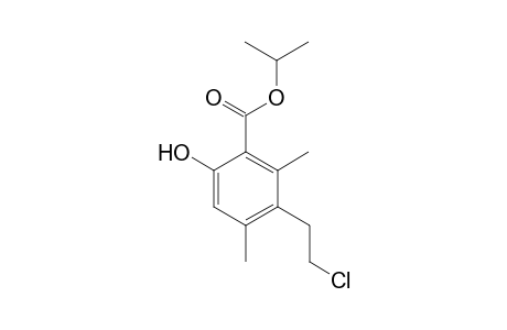 Isopropyl 4-(2-Chloroethyl)-1-hydroxy-3,5-dimethyl-2-benzoate