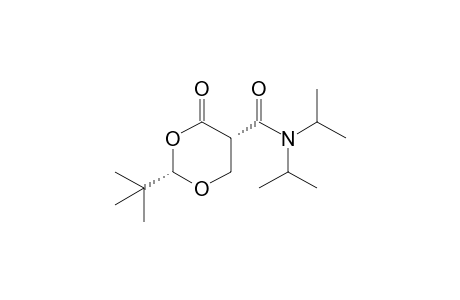 cis-2-(t-Butyl)-N,N-diisopropyl-4-oxo-[1,3]dioxane-5-carboxamide