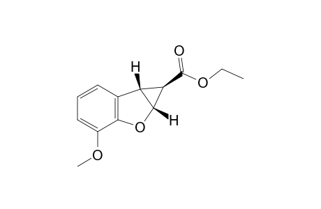 Ethyl (1R,1aR,6bS)-3-methoxy-1a,6b-dihydro-1H-cyclopropa[b]benzofuran-1-carboxylate
