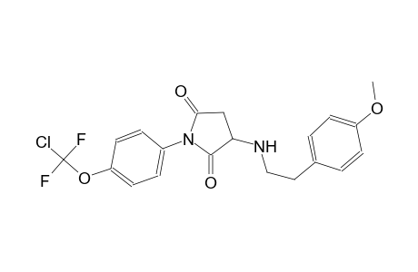 1-[4-[chloranyl-bis(fluoranyl)methoxy]phenyl]-3-[2-(4-methoxyphenyl)ethylamino]pyrrolidine-2,5-dione