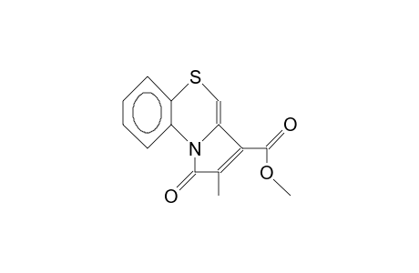 3-Methoxycarbonyl-2-methyl-1H-pyrrolo(2,1-C)(1,4)benzothiazin-1-one