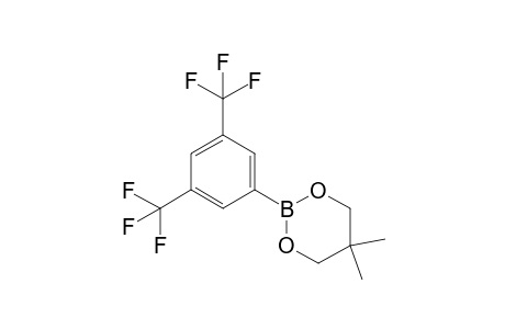 5,5-Dimethyl-2-[3,5-bis(trifluoromethyl)phenyl]-1,3,2-dioxaborinane
