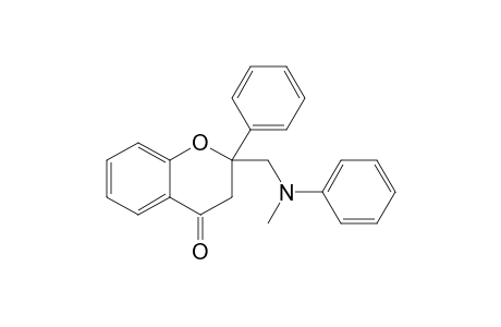 2-[(N-Methyl-N-phenylamino)methyl]-2-phenylbenzopyran-4(3H)-one