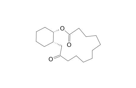 (1S,15S)-14-oxabicyclo[13.4.0]nonadecane-3,13-dione