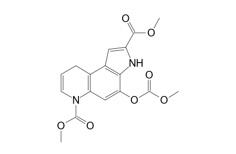 4-carbomethoxyoxy-3,9-dihydropyrrolo[3,2-f]quinoline-2,6-dicarboxylic acid dimethyl ester