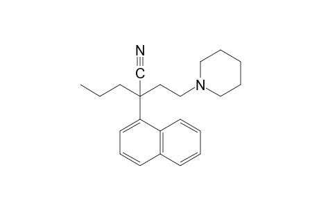 alpha-(2-PIPERIDINOETHYL)-alpha-PROPYL-1-NAPHTHALENEACETONITRILE