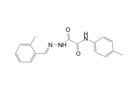 2-[(2E)-2-(2-methylbenzylidene)hydrazino]-N-(4-methylphenyl)-2-oxoacetamide