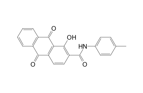1-Hydroxy-9,10-dioxo-9,10-dihydro-anthracene-2-carboxylic acid p-tolylamide