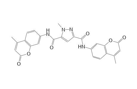 1H-pyrazole-3,5-dicarboxamide, 1-methyl-N~3~,N~5~-bis(4-methyl-2-oxo-2H-1-benzopyran-7-yl)-