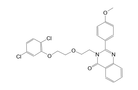 3-{2-[2-(2,5-dichlorophenoxy)ethoxy]ethyl}-2-(4-methoxyphenyl)-4(3H)-quinazolinone