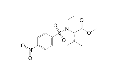 (S)-2-[Ethyl-(4-nitro-benzenesulfonyl)-amino]-3-methyl-butyric acid methyl ester