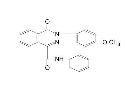 3,4-DIHYDRO-3-(p-METHOXYPHENYL)-4-OXO-1-PHTHALAZINECARBOXANILIDE