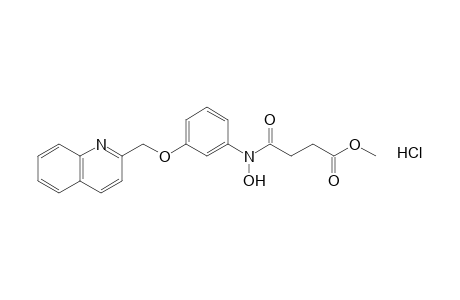N-hydroxy-3'-[(2-quinolyl)methoxy]succinanilic acid, methyl ester, monohydrochloride