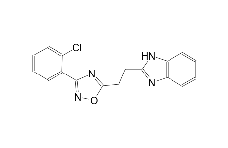 1H-benzimidazole, 2-[2-[3-(2-chlorophenyl)-1,2,4-oxadiazol-5-yl]ethyl]-