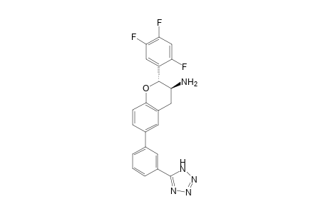 trans-6-(3-(1H-tetrazol-5-yl)phenyl)-2-(2,4,5-trifluorophenyl)-3,4-dihydro-2H-chromene-3-amine