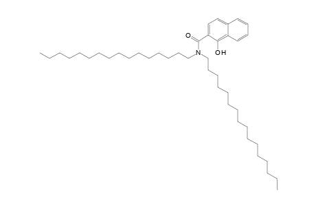 2-Naphthalenecarboxamide, N,N-dihexadecyl-1-hydroxy-