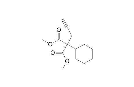 2-Cyclohexyl-2-prop-2-ynylmalonic acid dimethyl ester