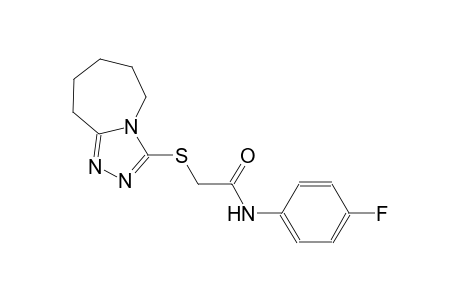 N-(4-Fluoro-phenyl)-2-(6,7,8,9-tetrahydro-5H-[1,2,4]triazolo[4,3-a]azepin-3-ylsulfanyl)-acetamide