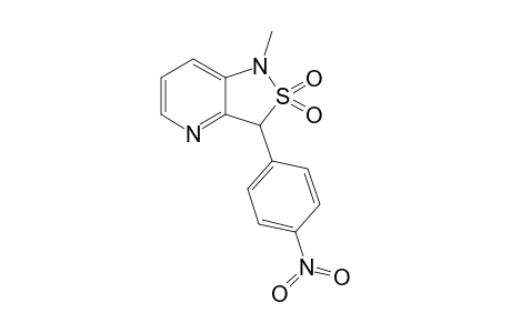 1-Methyl-3-(4-nitrophenyl)-3H-isothiazolo[4,3-b]pyridine 2,2-dioxide