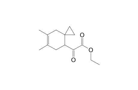 Ethyl (6,7-dimethylspiro[2.5]oct-6-en-4-yl)-2-oxoacetate
