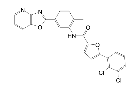 5-(2,3-dichlorophenyl)-N-(2-methyl-5-[1,3]oxazolo[4,5-b]pyridin-2-ylphenyl)-2-furamide