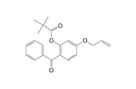 4-(Allyloxy)-2-hydroxybenzophenone, trimethylacetate