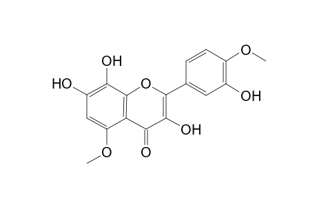 3,7,8-trihydroxy-2-(3-hydroxy-4-methoxyphenyl)-5-methoxy-4H-1-benzopyran-4-one