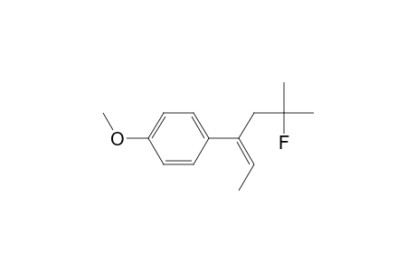 Benzene, 1-(1-ethylidene-3-fluoro-3-methylbutyl)-4-methoxy-