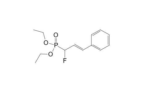 (E)-Diethyl 1-fluoro-3-phenyl-2-propenylphosphate