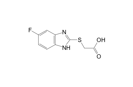 (5-fluoro-2-benzimidazolylthio)acetic acid