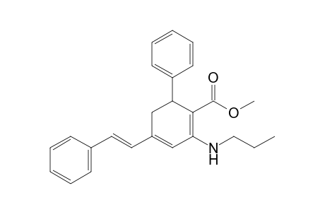 Methyl 6-Phenyl-2-(propylamino)-4-styrylcyclohexa-1,3-dienecarboxylate