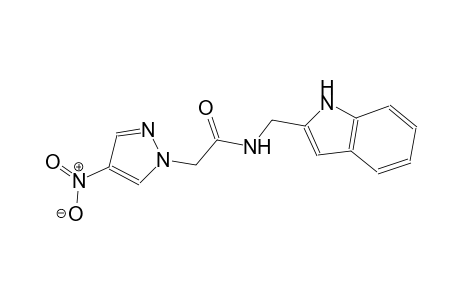 N-(1H-indol-2-ylmethyl)-2-(4-nitro-1H-pyrazol-1-yl)acetamide