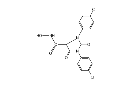 1,3-bis(p-chlorophenyl)-2,5-dioxo-4-imidazolidinecarbohydroxamic acid