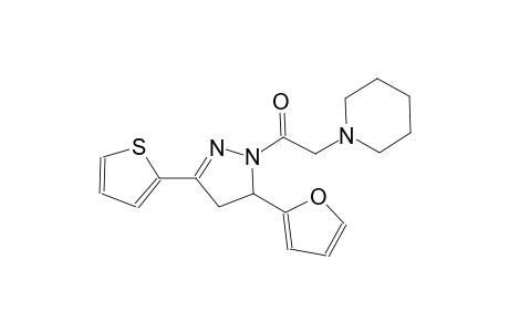 piperidine, 1-[2-[5-(2-furanyl)-4,5-dihydro-3-(2-thienyl)-1H-pyrazol-1-yl]-2-oxoethyl]-