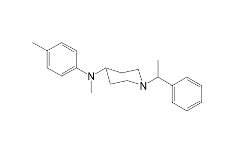 N-methyl-N-4-methylphenyl-1-(1-phenylethyl)piperidin-4-amine