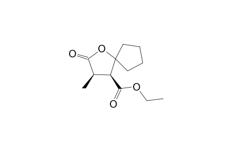 cis-3-(Ethoxycarbonyl)-2-methyl-4-butanolide-4-spirocyclopentane