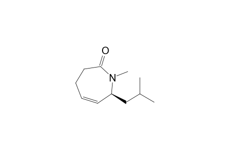 (2S)-1-methyl-2-(2-methylpropyl)-5,6-dihydro-2H-azepin-7-one